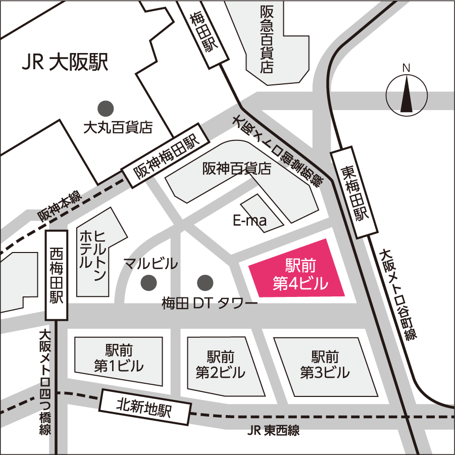 〒530-0001 大阪市北区梅田1-11-4 大阪駅前第4 ビル10F1003